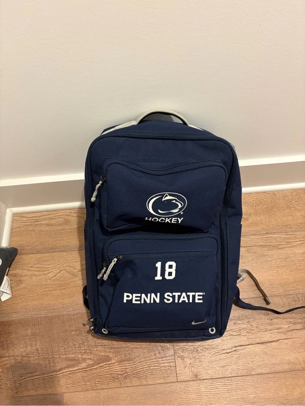 Penn State Navy Blue Hockey Backpack by Nike